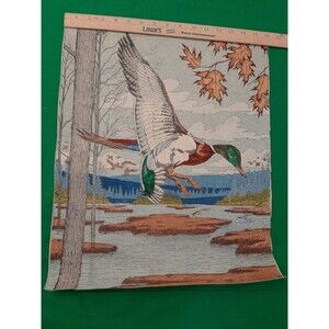 Tri-chem Artex Duck Picture Rare Vintage Find! 16"×20"